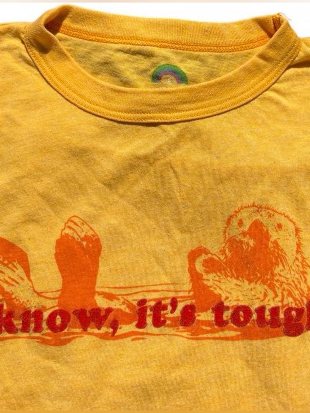 Y2K Vintage Urban Renewal by Urban Outfitters Otter Baby Tee Humor Shirt